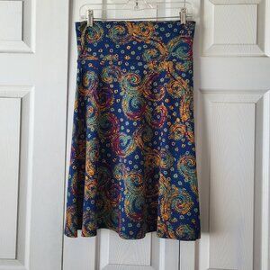 LuLaRoe Flared Knit Skirt Med